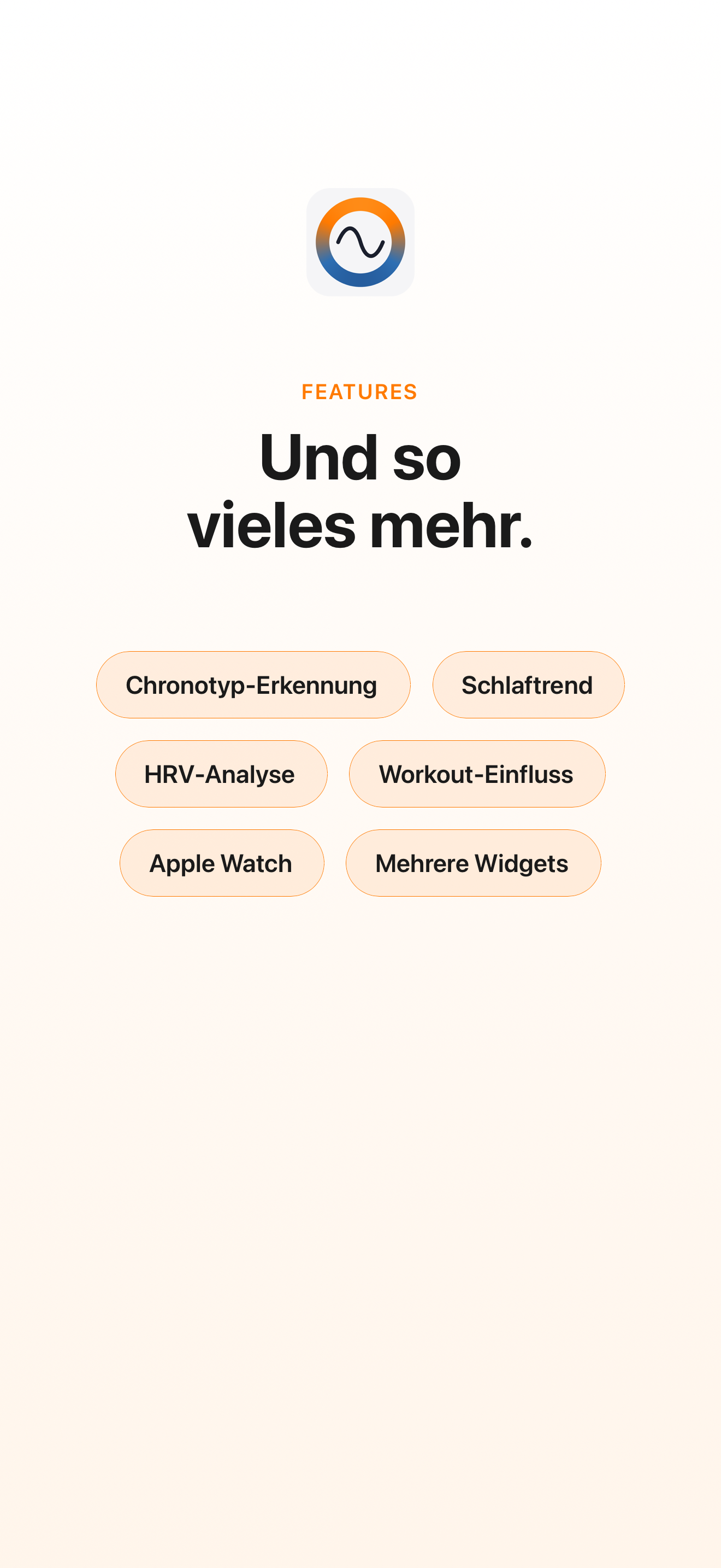 Chronotyp, HRV-Analyse, Workout-Einfluss und mehr