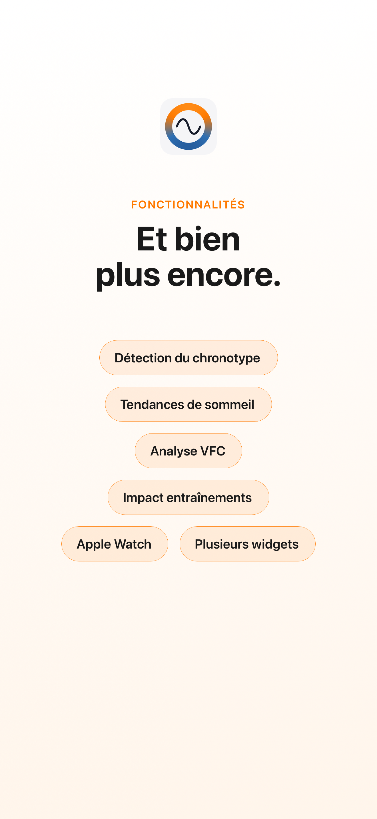 Chronotype, analyse VFC, impact entra&icirc;nements et plus